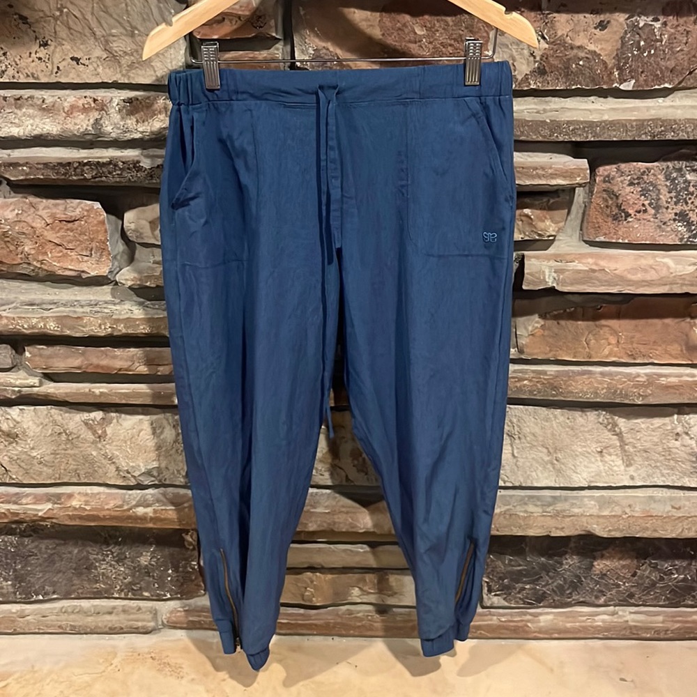 Albion Jetsetters Blue Nylon Jogger Pants